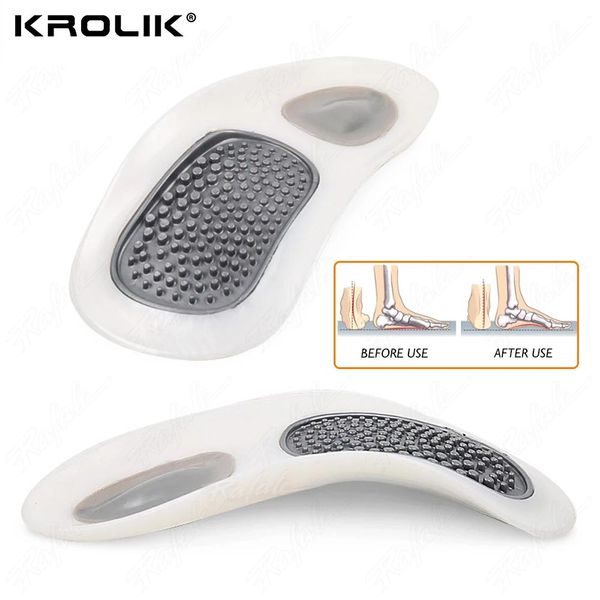 ACESSÓRIOS PVC Ortopédico Cushion Inserções para Sapatos Mulheres Man Heel Pad para Protetor de Protetores de Alívio da Dor Spurs óssea