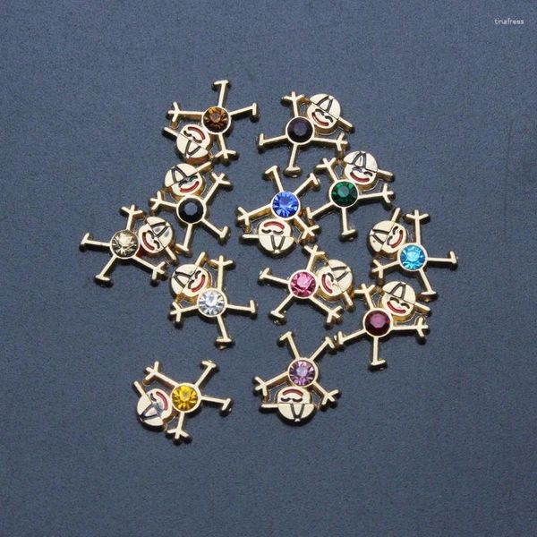 Incampi mix Color 20pcs/lotto Crystal Giord Crystal Birthstone Boys galleggianti viventi di vetro Locket Accessorio per gioielli