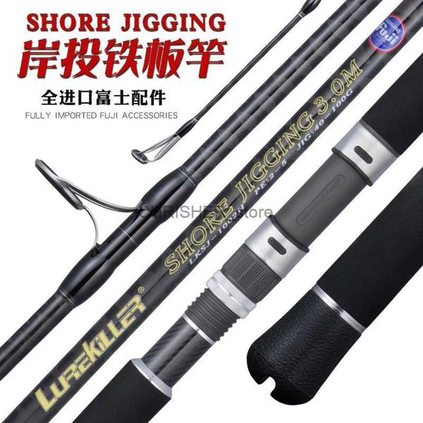 Tekne Balıkçı Çubukları Cirekiller Tam Fuji Parçaları Kıyısı Jigging Rod Rod Rod Ocean Patlama Çubuğu 2.7m/3.0m PE 2-5 Tuzlu Su Döndürme Rodl231223