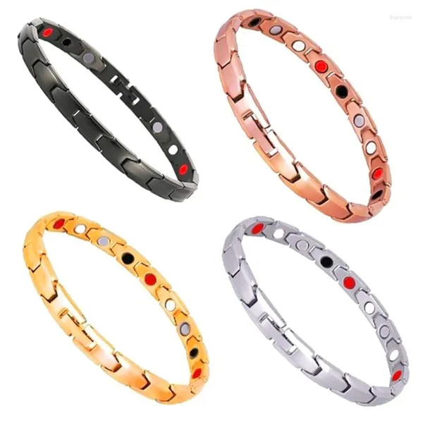 Link Bracelets Bracelete magnética Energia Therapêutica ímã saudável para mulheres Presente de jóias para perda de peso