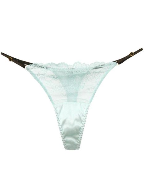 Donne G String 100 Silknaturale Silk Sexy Mutandine Hipster in pizzo Erotico perizoma tanga calcinha Slipties sexy mutandine di seta 8271722