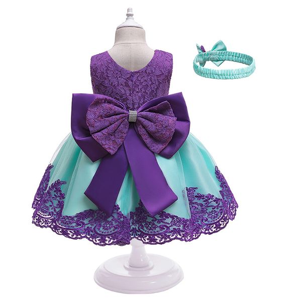 Kids Designer Girl's Kleider Kopfbedeckungen Sets süße Kleid Cosplay Sommerkleidung Kleinkinder Kleidung Babykinder Mädchen Sommerkleid E0XM#