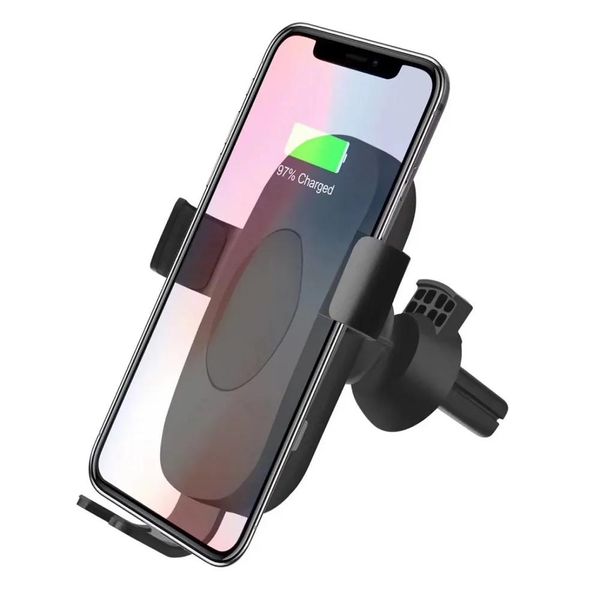 Ladegeräte C10/C9 -Autotelefonhalter Wireless Ladegerät 10W Automatische Infrare -Induktion AIR Vent Qi Wireless Ladegerät für iPhone 8 plus x Samsung