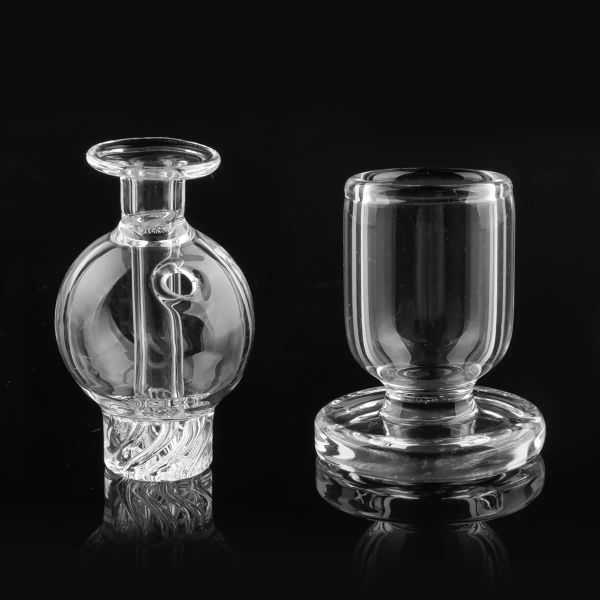 Siklon riptide karbonhidrat karbonhidrat kapakları stand tutucu cam kabarcık daha az 30mm kuvars banger tırnak terp inci nargile dab rig zz