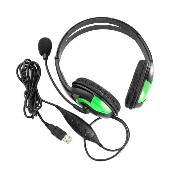 Fones de ouvido FreeShipping Hot New Wired Stereo fone de ouvido do fone de ouvido do fone de ouvido para Sony PS3 PS 3 Gaming PC Chat com microfone
