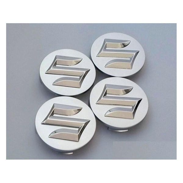 Radabdeckungen 4pcs/Lot Car Styling 54mm Abs Suzuki Abzeichen Center Hub Cap Emblem ers für Swift Sport SX4 Alto Dolpe Automobiles m dhuhg