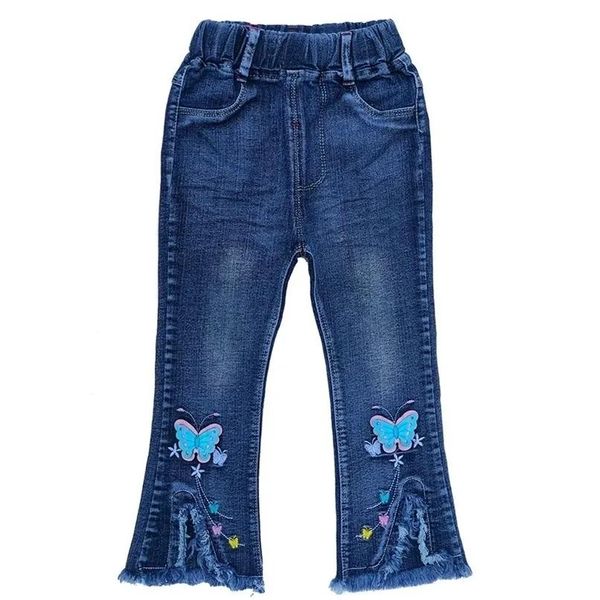 Jeans 18m6years Spring Autumn Girls Girls Baby Baby Jeans Denim Pants Pantaloni Boot Cowboy Cut 220212