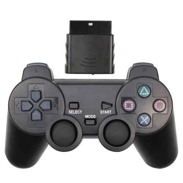 Joysticks Wireless Gamepad PlayStation 2 Konsol için Sony PS2 Kontrolörü için Joystick Çift Titreşim Şoku Joypad USB PC Oyunu Controle H22