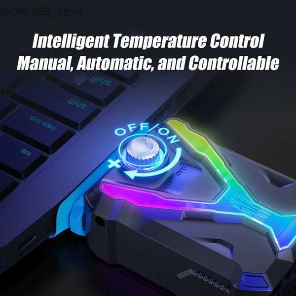 Almofadas de resfriamento de laptop gelo coorel laptop refrigerador cpu temperatura rápida almofada de ventilação poderosa ventilação Smart laptop resfriamento para notebook de 12-17 polegadas