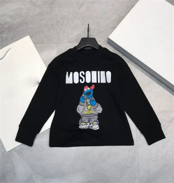 Lüks tasarımcı kız bebek erkek sweatshirts çocuk ceket moda baskılı hoodies çocuk gündelik sweatshirt ekip sonbahar kış giyim kazak güvenliği