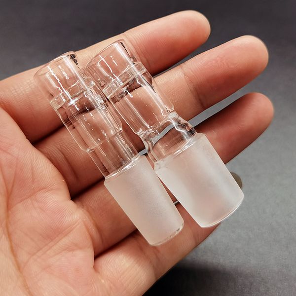 Accessori per fumare Aroma Adattatore in vetro Tubi Strumento Clear Strumento 14 mm 18 mm Due modelli per bronchi pinnacle pro water bubbler bongs