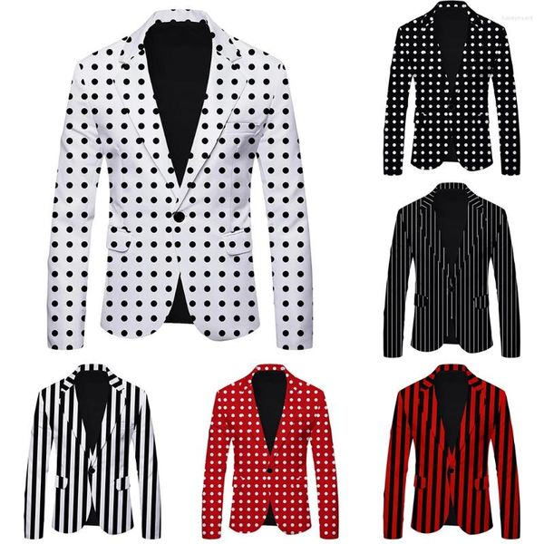 Мужские костюмы мужчины повседневное формальное костюм Blazer Slim Jacket Платье платье для бизнес -кнопки кнопок