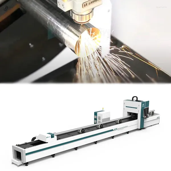 Hochpräzise Faserlaserschneidemaschine / Eisenplatte für Rohre