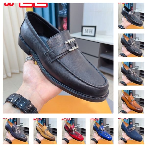 40STYLE BUSINESS LUSSO OXFORD SCARPE DELL'OXFORD UOMINO SCARPE FORMALE RASCHIO FORMALE MASCHIO FASCHIO FATTURE FATTURE MACASSIN MOCASSIN