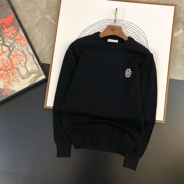 Luxus -Männer -Designer -Pullover bestickter Monogramm Crew Neck Sweater Strick oben warmes Top -Frauen -Sweatshirt für Männer für Frauen