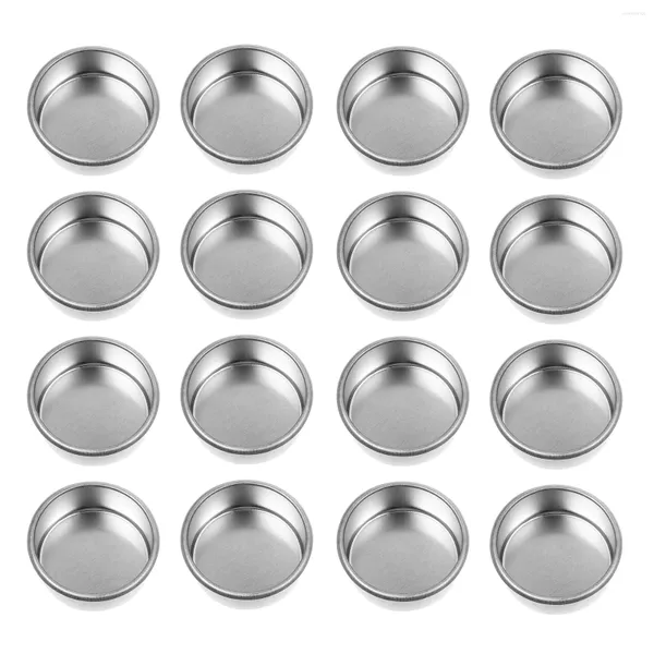 Titulares de vela 20 PCs Velas de velas vazias para decoração Delicate Metal Candleholder Tealight Container