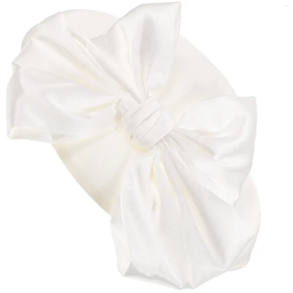Boinas de imóvel Retro Tops Hap Roupfits Branco para Mulheres Vestido de Vestido De Cabelo de Casamento de Cabelo de Cabelo