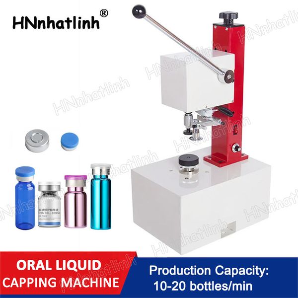 Máquina de crimpagem semi-automáticas Máquina de limpeza líquida de líquido oral Máquina de capela de mão multifuncional Valor crimper LT-1035