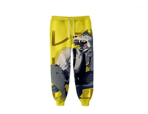 Anime Cartoon Fashion Casual Sports Jogger pantaloni da jogger bestiars Cool di alta qualità pantaloni a motivi dritti Men039S2282988