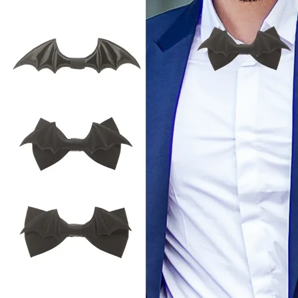 Bow Binds Halloween Männer Frauen Gothic Fledermausflügel Bowtie mit verstellbaren Trägern vorgebundener Krawatten Cosplay Kostüm Accessoire Party Requisiten J78E