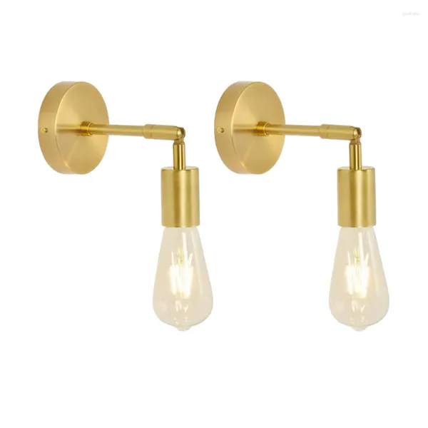 Lampada a parete 2 pack Light Light Source Vintage Vintage Multidirectional Lighting per tocco decorativo elegante