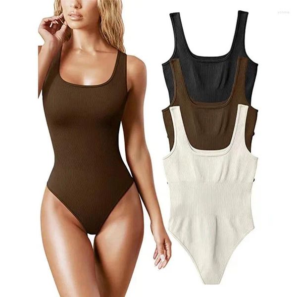 Serbatoi femminili 2023 Elastic Slim Fit Waist Sexy Stite Sexy Y2K Halter Top Top CPE Tank Cropic Woman Tops Tops Women One-Piece Guide