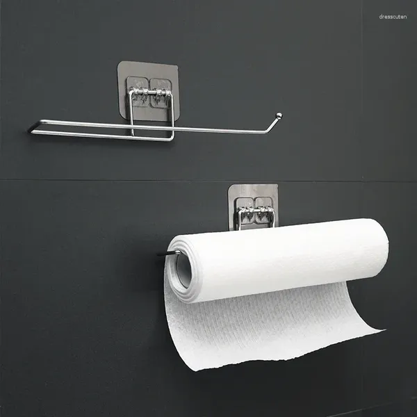 Kancalar Mutfak Tuvalet Kağıdı Tutucu Doku Asma Banyo Rulo Havlu Askı Raf Standı