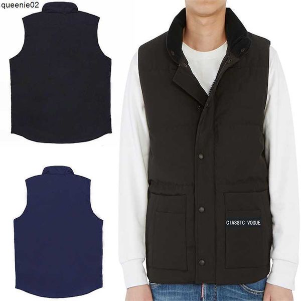 Herrenwesten Winter Halten Sie warme Männer für Frauen Freestyle Vest USA Stil Luxus Bodywarmer Pufferjacke Designer Mantel Gilet Hommes Outerwear Männliche weibliche Kleidung