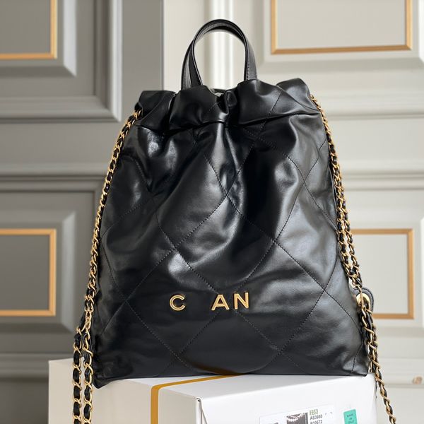 10A Дизайнерский роскошный 22 рюкзак пакетный материал для изготовления одежды винтажной золотой пряжки ежедневная модная и универсальная 34 -сантиметра