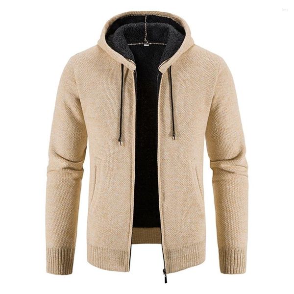 Maglioni maschili Comfort maglione normale maglione maglione morbido Solido cardigan casual classico felpa con cappuccio lunghe slim quotidiano quotidianamente