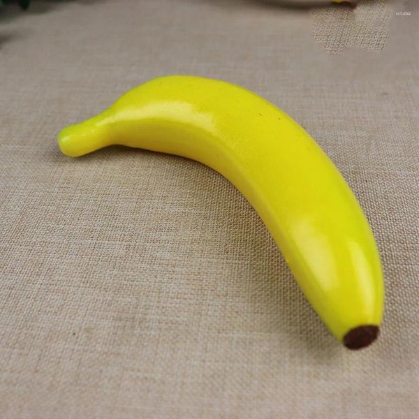 Simulação de decoração de festa frutas de banana amarelo de banana para filmes POGRAÇÕES APRESS MODELO DE PLÁSTICA DO MODELO DE PLÁSTICO