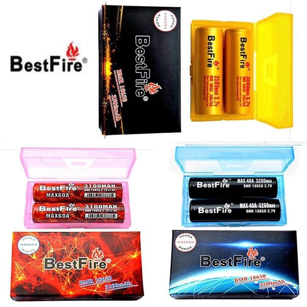 Otantik Bestfire BMR IMR 18650 Pil 3100mAh 60A 3200mAH 40A 3500mAH 35A ​​3.7V şarj edilebilir lityum mod pil üreticisi doğrudan