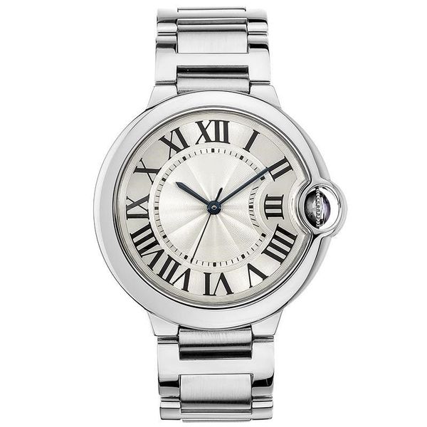 Relógio masculino com data relógio feminino tamanho de processamento revestido de diamante 33mm36mm42mm pulseira de aço inoxidável aaa moda clássica à prova d'água etiqueta de presente do Dia dos Namorados