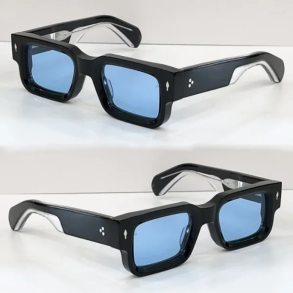 Солнцезащитные очки роскошные высококачественные модные винтажные винтажные ацетатные рамки