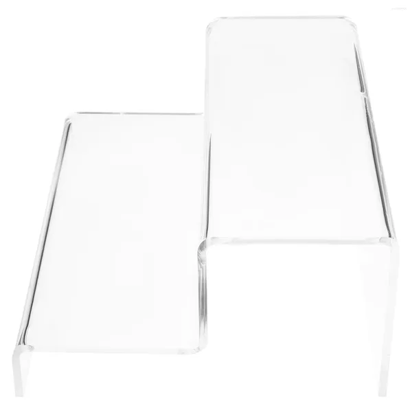 Dekorative Platten Acrylstand Display Riser Regal Leiter transparent für Clear Stands Model