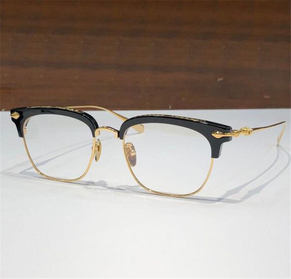 Новый дизайн моды Cat Eye Optical Glasses Слушание изящное изыскание титановые рамы ретро -форма Классик и популярный стиль с коробкой могут делать рецептурные линзы
