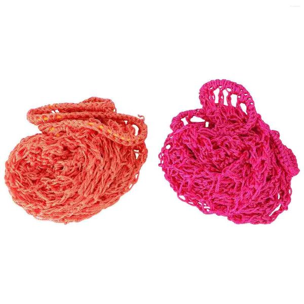 Boinas 2 pcs líquido de crochê agulha de dormir chapéu de cama de cabeceira de bandana de cabeceira de cabeceira de boné protetor longo protetor