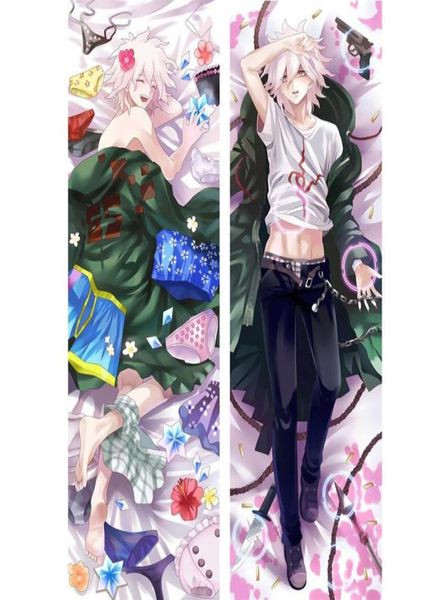 Cuscino anime anime danganronpa 2 Dakimakura komaeda Nagito abbracci per copertina del corpo Cuscino maschio Otaku cosplay fai da te dono personalizzato 6036598