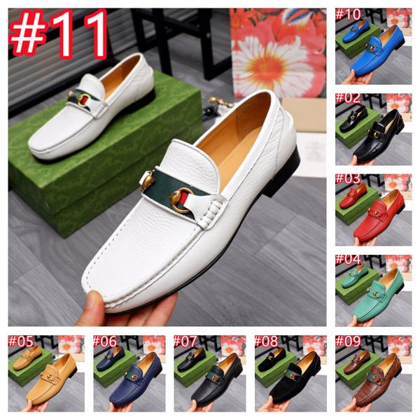 11 colour Scarpe casual maschile marchi di lusso 21SS Crocodile in pelle italiane Mumentali Moccasi Slip sulle scarpe da barca Plus Times 38-45