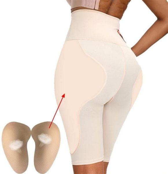 Frauen 2 Schwammpolster Enhancer gefälschter Arsch Hip Butt Lifter Shaper Control Slips gepolstert Unterwäsche Enhancer Hip Pads Pant LJ5290814