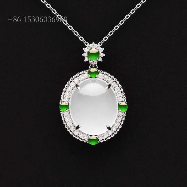 Fabbriche di gioielli personalizzati di alta qualità di alta qualità genuina in quarzo bianco jadeite jade moissanite diamanti in oro solido