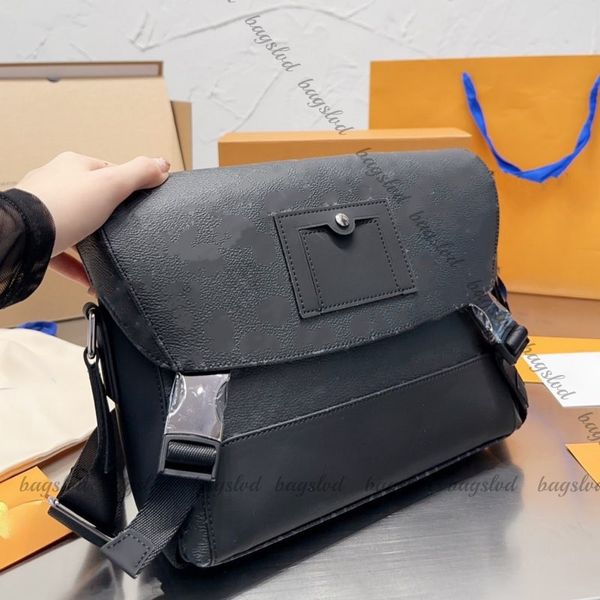 Дизайнерская сумка Высококачественная сумка-мессенджер Мужская сумка Сумка через плечо Мужская сумка-саквояж Магнитная парусиновая кожа с закрытым покрытием Мужские сумки на ремне Сумка через плечо Черный рюкзак