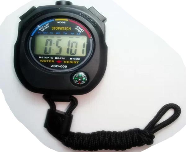 Secondo Metro ZSD009 Happy Table Sports Compass Multifunzionale Timer impermeabile Stop Sport Timer Counter Digital Running4674624