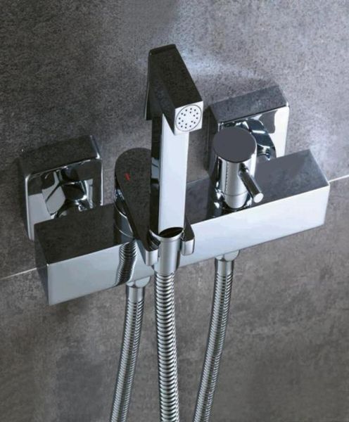 Bidet Bakala Bidet quadrato Chrome Bidet Bidet Toilet Doccia spruzzatore portatile Set di spruzzatori portatili e Schema igienica del rubinetto dell'acqua fredda5018421