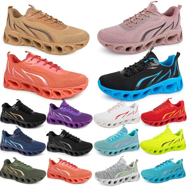 Scarpe da corsa uomini donne donne traspirabili grigio scuro sneaker sneaker comodo allenamento calzature all'aperto