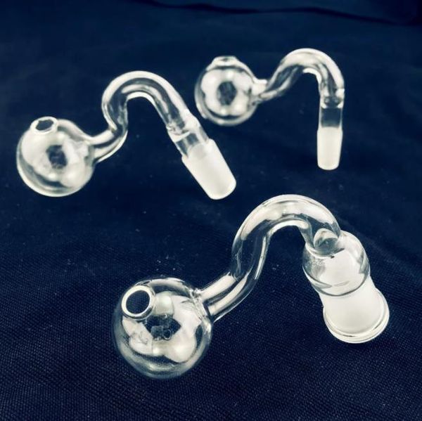 Alaer 10 mm 14 mm 18 mm femmina maschio pupa con fopi di acqua per olio di vetro in vetro a filo trasparente per bong di vetro in vetro