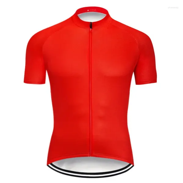 Yarış ceketleri yaz kısa kollu yol jersey bisiklet ceket kırmızı giysiler bisiklet bisiklet üst yokuş aşağı yarış giyim tişört yolculuğu tırmanma