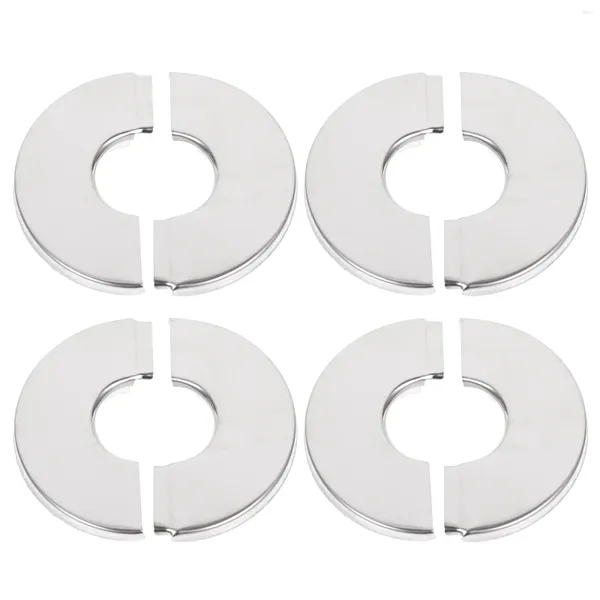 Torneiras de cozinha 4 PCs Placa de orifício de mangueira de água em aço inoxidável de aço inoxidável