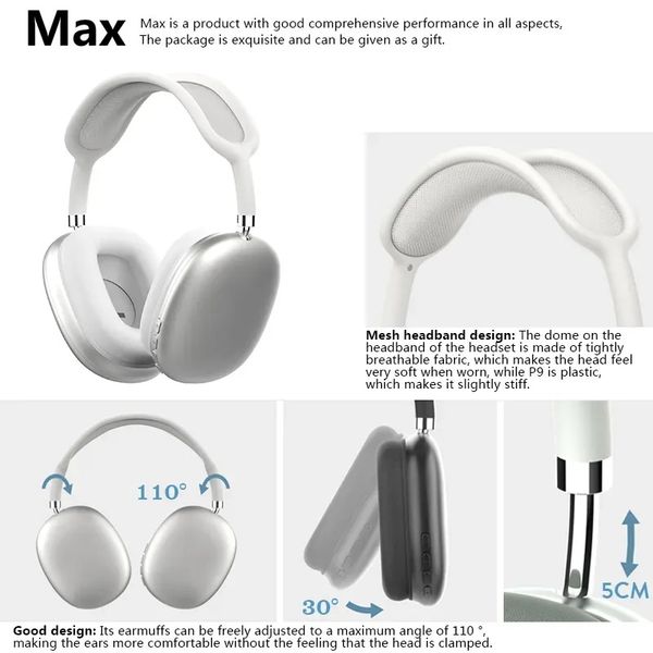 Наушники для сотового телефона Беспроводные наушники Bluetooth-наушники Стерео Hi-Fi Super Bass Чип гарнитуры Hd Mic Air50 Max Air3 Air4 Max Air Pro22 купон