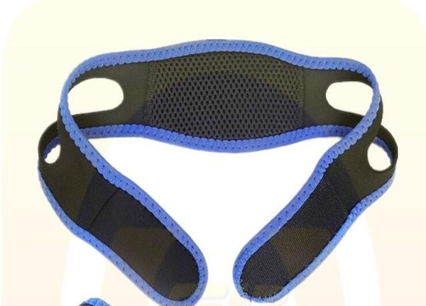 Anti -ronco de queixo tira de queixo neoprene pare roncando chinã de suporte de queixo anti apnea shonwless dispositivo de sono 2017 new1577136